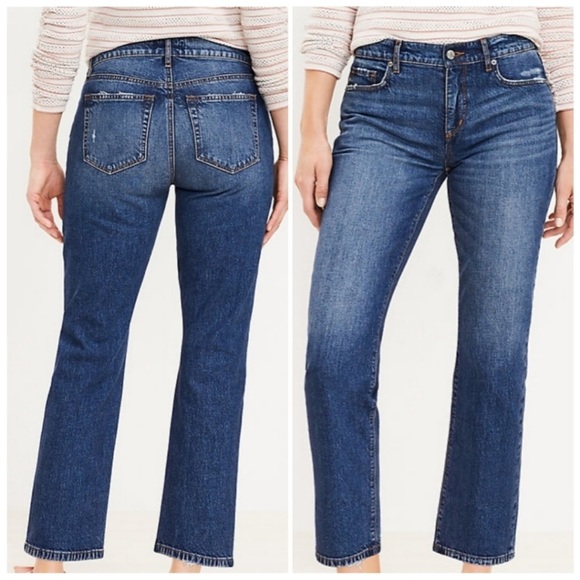 LOFT Denim - LOFT | The Curvy Straight Crop Jeans